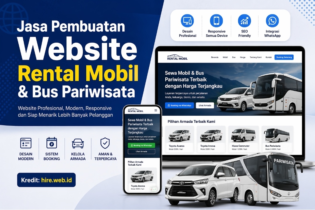 Website Rental Mobil