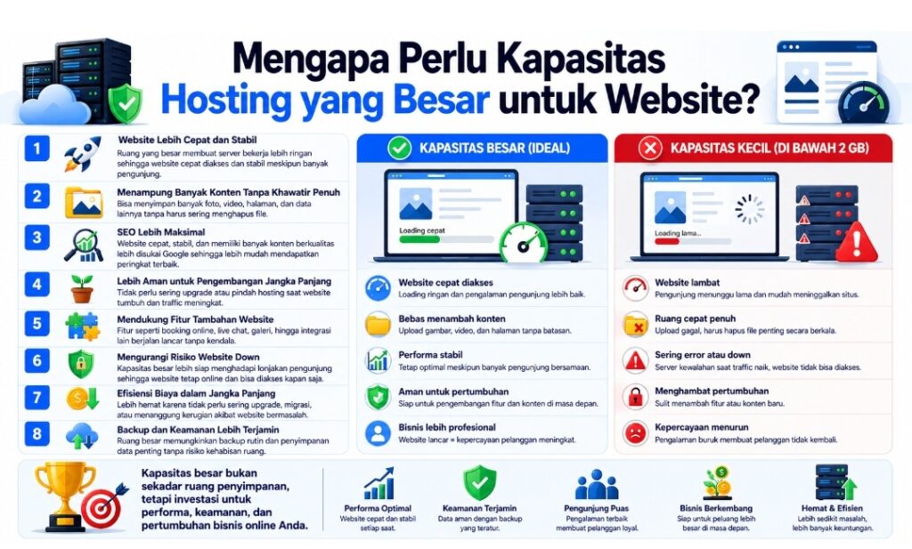 Kapasitas hosting