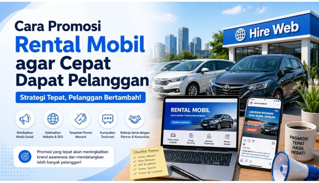 Promosi rental Mobil