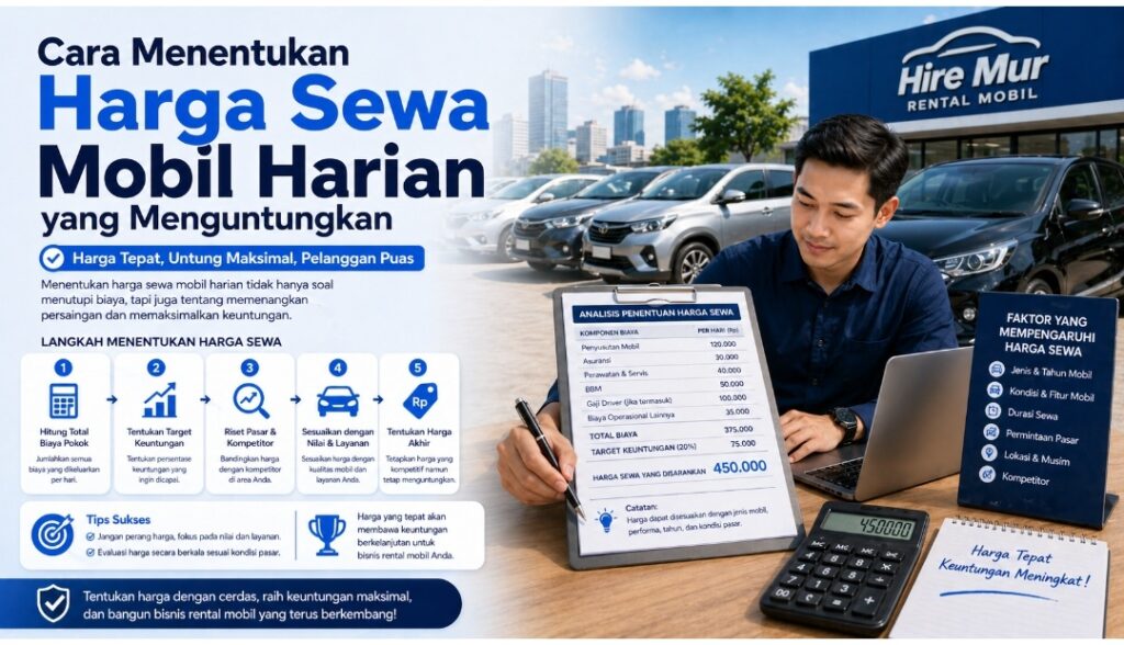 Harga sewa mobil